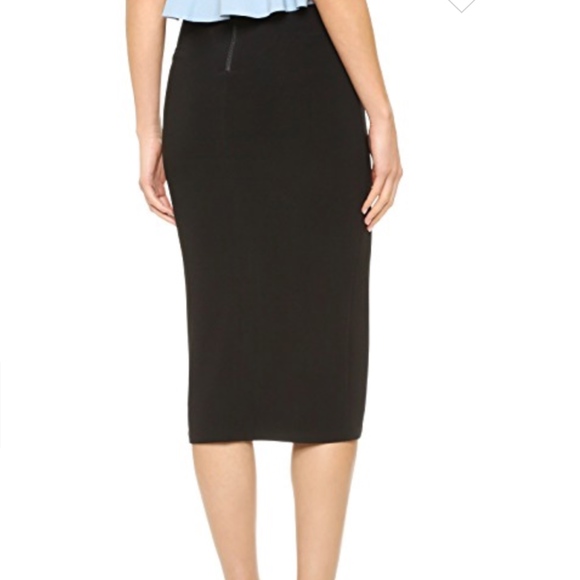 NWT $198 Alice + Olivia Spiga Pencil Skirt in Black - size 4! - Picture 5 of 5